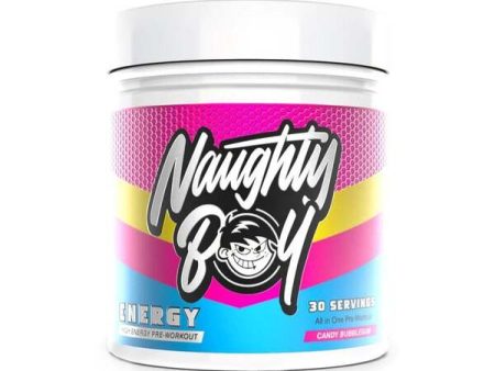 Naughty Boy Energy, Candy Bubblegum - 390 grams Supply