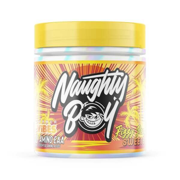 Naughty Boy Summer Vibes - Amino EAA, Fizzy Peach Sweets - 345 grams Sale