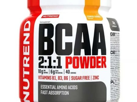 Nutrend BCAA 2:1:1 Powder, Mango Sorbet - 400 grams Online Sale