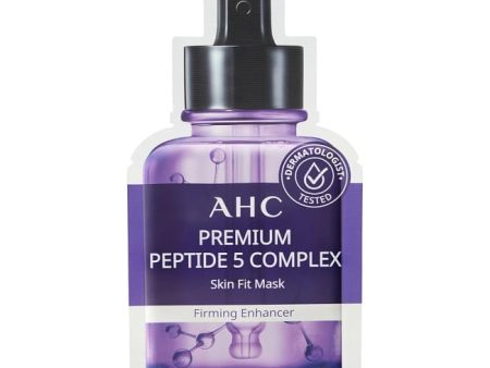 AHC Premium Peptide 5 Complex Skin Fit Mask - 5 Pack Discount