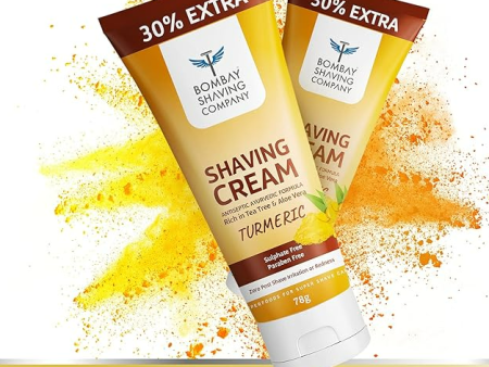 Bombay Shaving Company Turmeric Shaving Cream - 78gram, Yellow Online