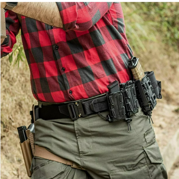 MEN Casual Military Tactical Army Adjustable Quick Release Belts Pants Waistband For Cheap