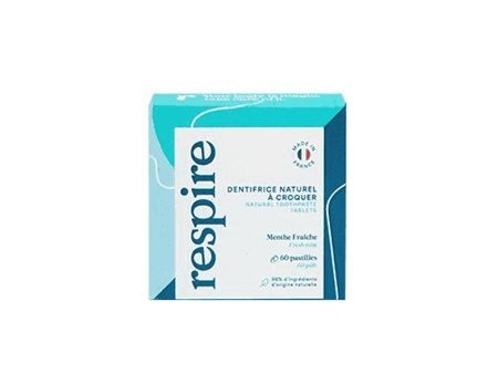 Respire Toothpaste Solide Natural Mint x 60 tablets Hot on Sale