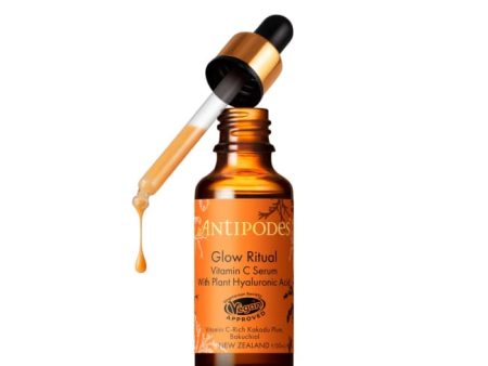 Antipodes Glow Ritual Vitamin C Serum With Plant Hyaluronic Acid Supply