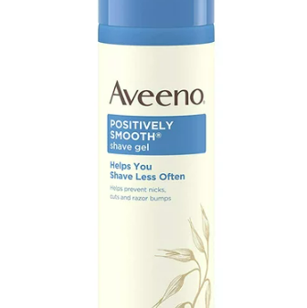 Aveeno Positively Smooth Moisturizing Shaving Cream, Shave Gel with Aloe, 7 oz. Online Sale