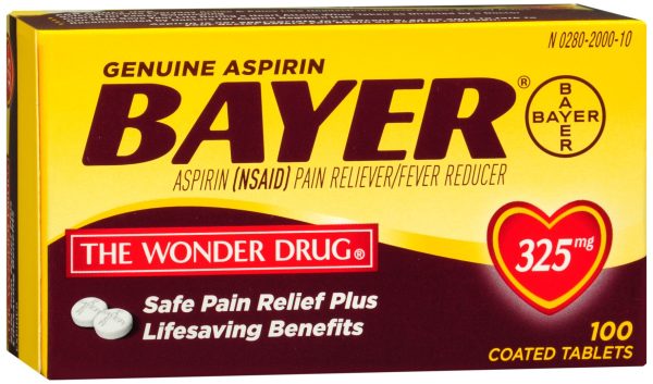 Bayer Aspirin 325 mg Coated Tablets Online Sale