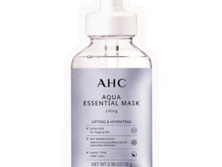 AHC Natural Essential Mask Aqua Lifting - 5 Pack For Sale