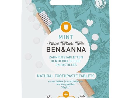 Ben & Anna Toothpaste with Fluoride Tablets 36g For Cheap