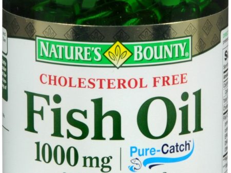 Nature s Bounty Fish Oil 1000 mg Softgels For Discount