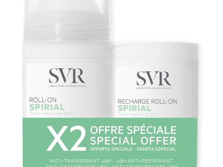 Svr Spirial Batch of Deodorants with refills 2x 50ml (1.69fl oz) Online Hot Sale