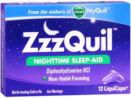 ZzzQuil  Nighttime Sleep-Aid LiquiCaps For Sale