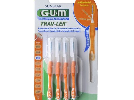 Gum Brushes 1412 Trav-ler 4 Travel Brushes 0.9 Mm Online Hot Sale