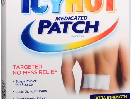 ICY HOT Medicated Patches Back and Large Areas Online Hot Sale