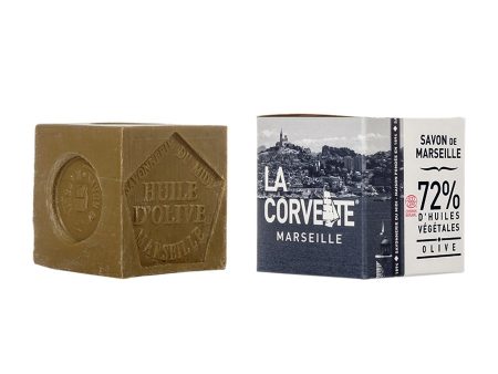 Cube of OLIVE Marseille Soaps 200g La Corvette Fashion