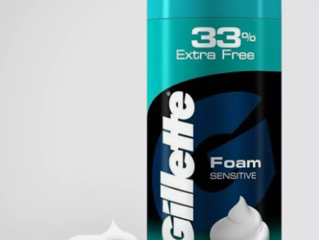 Gillette Classic Sensitive Shave Foam 418 g with 33% Extra For Cheap