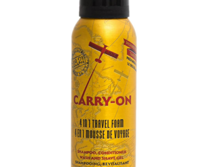 18.21 Man Made Carry On 4-in-1 Travel Foam, Shampoo, Conditioner, Wash & Shave, Carry-On Friendly, 3.4 fl. oz For Sale