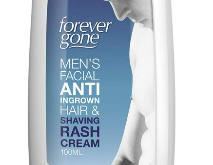 FOREVER GONE MENS FACIAL ANTI INGROWN HAIR & SHAVING CREAM SMOOTH GREAT SKIN Online Hot Sale