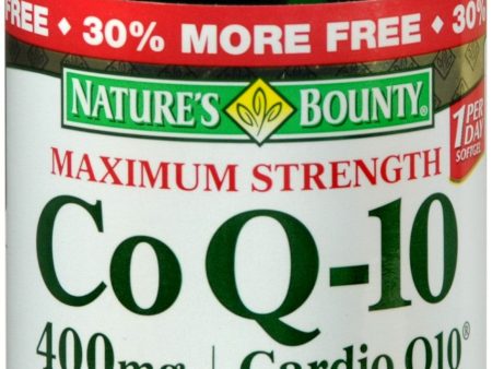 Nature s Bounty Co Q-10 400 mg Softgels Maximum Strength Sale