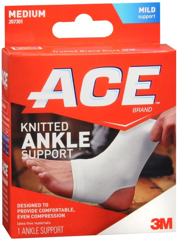 ACE Knitted Ankle Support Medium Online Sale