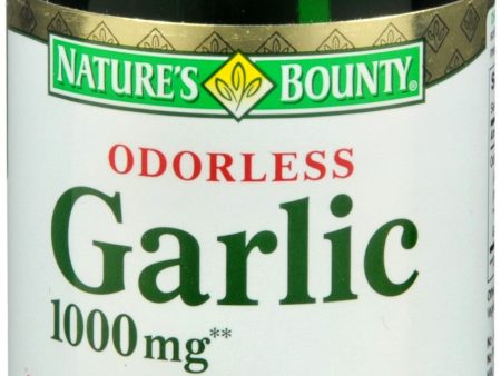 Nature s Bounty Odorless Garlic 1000 mg Softgels Online