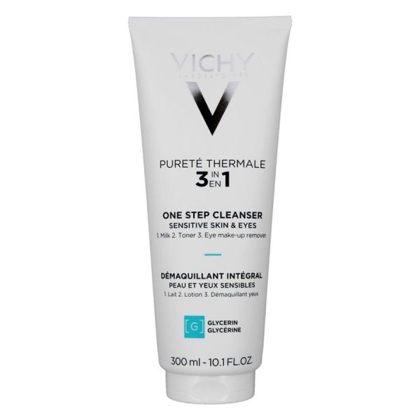 3 In 1 One Step Cleanser 300ml Purete Thermale Visage Et Yeux Peaux Sensibles Vichy Online Sale