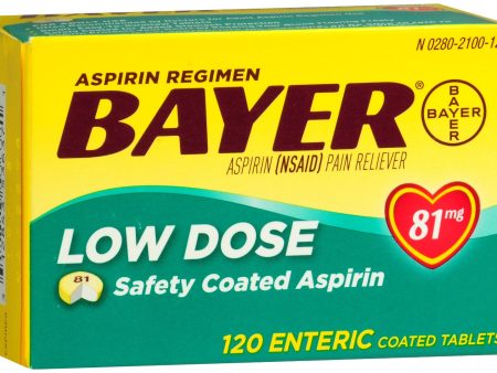 Bayer Low Dose Safety Coated Aspirin 81 mg Tablets For Sale