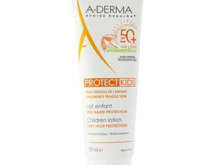 A-Derma Protect Kids Sun lotion Spf50+ Kids 250ml (8,45fl oz) Supply