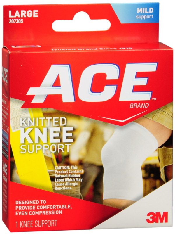 ACE Knitted Knee Support Large For Discount