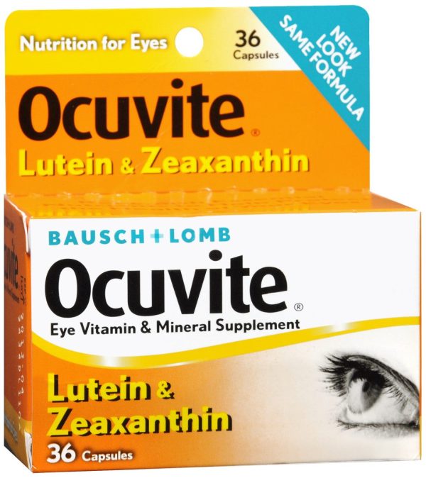 Bausch + Lomb Ocuvite Lutein & Zeaxanthin Capsules Fashion