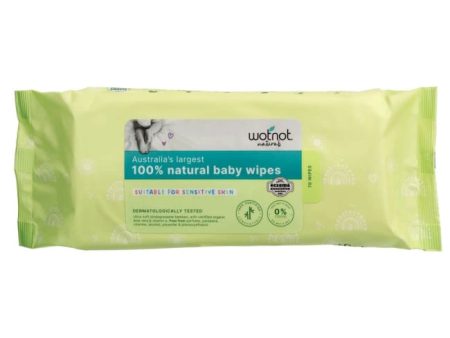 Wotnot 100% Natural Baby Wipes - 70 Pack Online