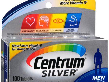 Centrum Silver Men 50+ Multivitamin Multimineral Supplement Tablets Online now