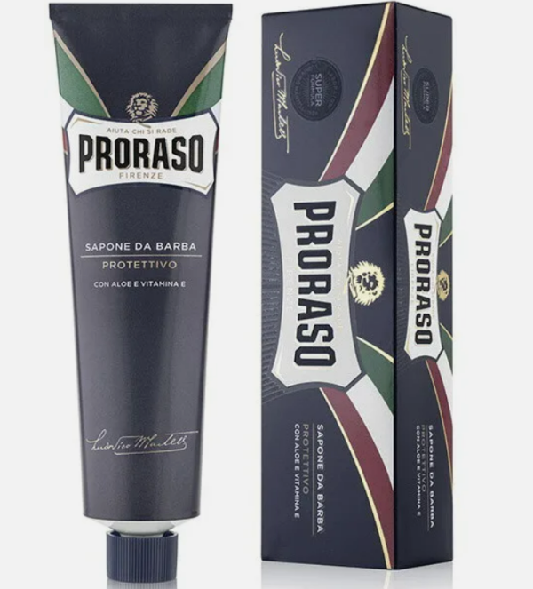 Proraso Shaving Cream Blue IN Tube 5.1oz With Aloe Vera & Vitamin E Made Italy Cheap