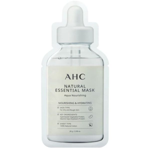 AHC Natural Essential Mask Aqua Nourishing - 5 Pack Fashion