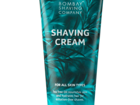 Bombay Shaving Company Shaving Cream with Tea Tree oil, Aloe Vera and Menthol Extracts- 100 g Online Sale