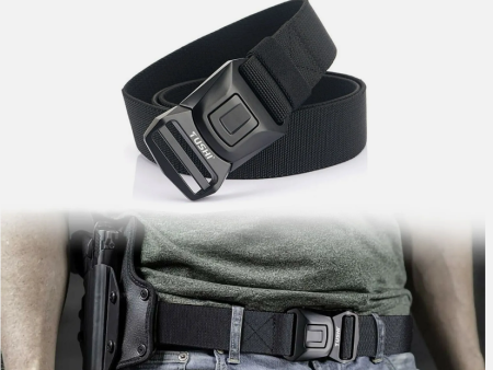 Military Belt for MEN Tactical Strap Waistband Belts Quick Release Buckle Black Sale