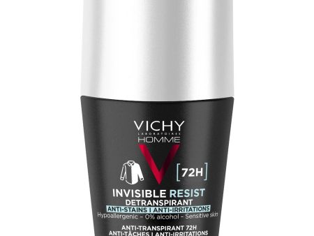 Vichy Man Invisible Resist Anti-perspirant Roll On Deodorant 72h Sensitive Skin  50ml (1.69fl oz) For Discount