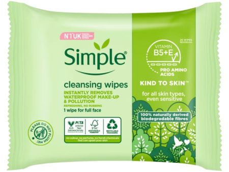 Simple Biodegradable Cleansing Face Wipes Hot on Sale