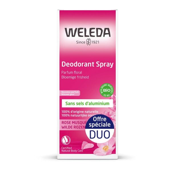 Weleda Musk Rose Deodorants 2x 100ml (3.38fl oz) Hot on Sale